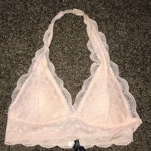 baby pink bralette